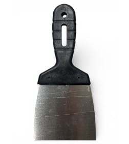 Шпатель малярный нерж, 10см пласт ручка InterS