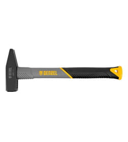 Молоток слесарный 600 г кованый фибергласовая рукоятка c TPR покрытием Denzel