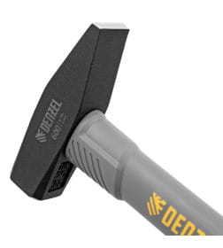 Молоток слесарный 600 г кованый фибергласовая рукоятка c TPR покрытием Denzel