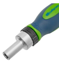 Отвертка реверсивная + биты 41 пред. PH+PZ+SL+H+T CrV 2к рукоятка Сибртех