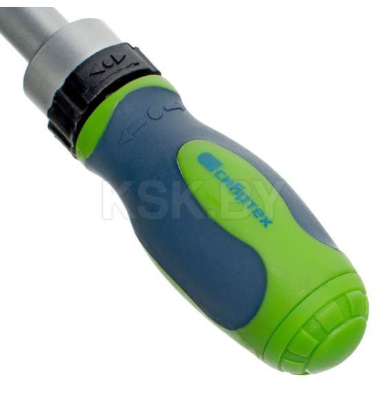 Отвертка реверсивная + биты 41 пред. PH+PZ+SL+H+T CrV 2к рукоятка Сибртех (133587) 