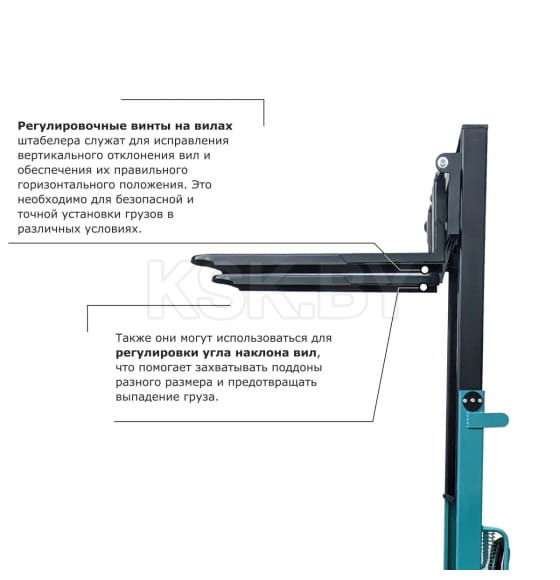 Штабелер ручной гидравлический PROLIFT PRO TRV 1525 (TRV1525) 
