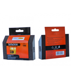 Шлифгубка абразивная комбинированная Р 100 100х70х25мм FIRSTTOOL