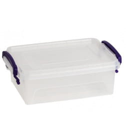 Контейнер прямоугольный 4.5 л (цвет ручки - фиолетовый)