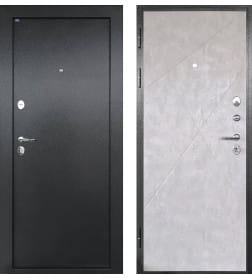 Дверь входная "Рондо 80" антик серебро,внутреннее открывание  (правая)  960х2050 мм