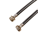 Гибкая подводка для воды Mateu BLACK&GREY в нейлоновой оплетке Г/Ш 600 (13468) 