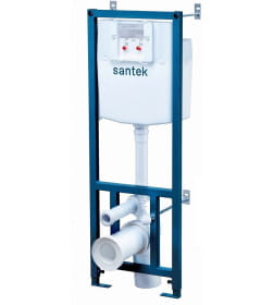 Комплект инсталляции с унитазом Santek ПЭК "СКАЙ RIM" кнопка белая 1WH501869
