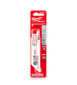 Полотно сабельное SAWZALL™ 100х1.4 THIN KERF Bi-Metal 8%Co (5шт/уп) Milwaukee 48475183