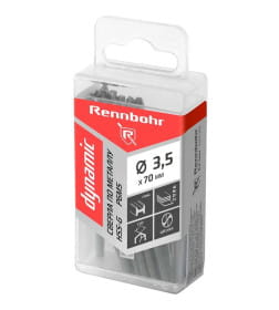 Сверло по металлу 3.5х70мм Dinamic P9M3 фрез. 10шт/уп Rennbohr 