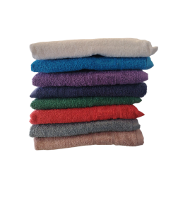 Полотенце гладкокрашеное и жаккардовое махровое  40х70 см 