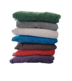 Полотенце гладкокрашеное и жаккардовое махровое  70х140 см 