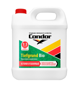 Грунт Condor Tiefgrund Bio антиплесневый (концентрат 1:3), 2 л (2 кг)