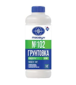 Грунт-концентрат "Тайфун №102" (1/1), акриловый, глуб. проникновения.  1 кг