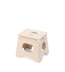 Табурет "Плетенка" малый складной (бежевый) М7096