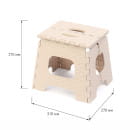 Табурет "Плетенка" малый складной (бежевый) М7096 (М7096) 