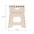 Табурет "Плетенка" малый складной (бежевый) М7096 (М7096) 