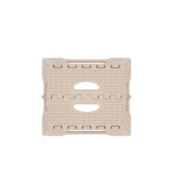 Табурет "Плетенка" малый складной (бежевый) М7096