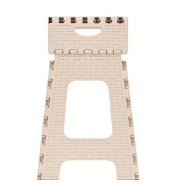 Табурет "Плетенка" большой складной (бежевый) М7092