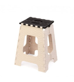 Табурет "Плетенка" большой складной (мокко-беж.) М7093