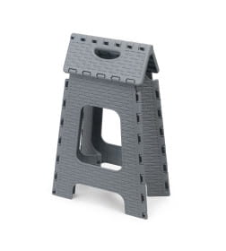 Табурет "Плетенка" большой складной (графитовый) М3121