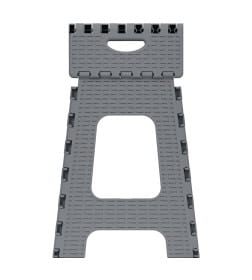 Табурет "Плетенка" большой складной (графитовый) М3121