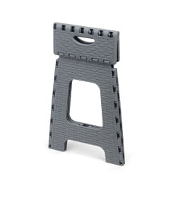 Табурет "Плетенка" большой складной (графитовый) М3121