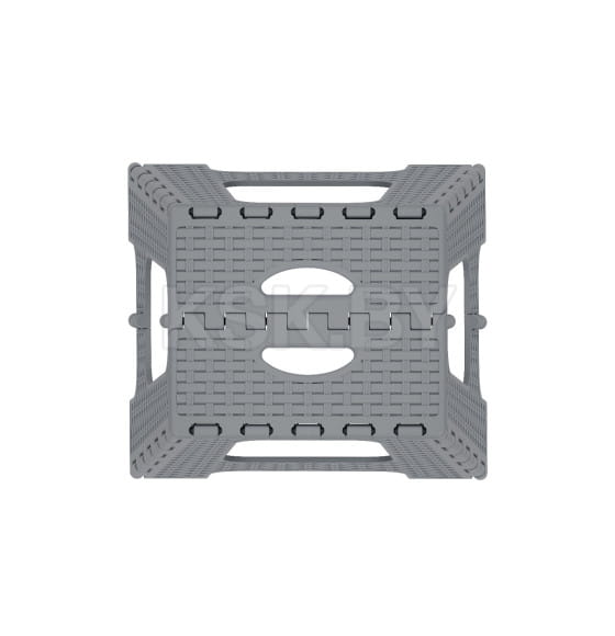 Табурет "Плетенка" большой складной (графитовый) М3121 (М3121) 