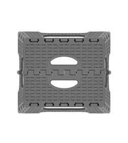 Табурет "Плетенка" малый складной (графитовый) М3122