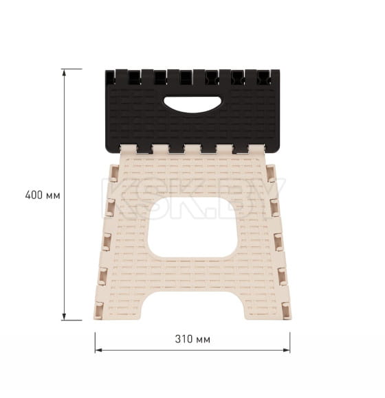 Табурет "Плетенка" малый складной (мокко-беж.) М7097 (М7097) 