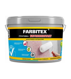 Грунт акриловый бетоноконтакт Farbitex, 3  кг