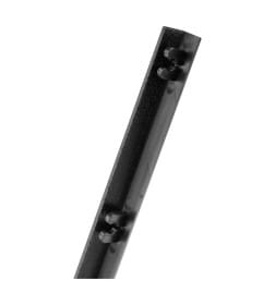 Рамка для номера пластм с защелкой черная без надписи SKYWAY