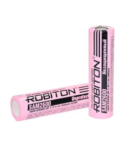 Аккумулятор ROBITON SAM2600 (Samsung ICR2600mAh) без защиты PK1