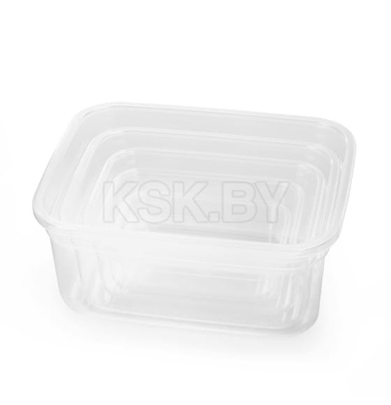 Набор емкостей для СВЧ "Матрешка" (0,2л; 0,4л; 0,7л; 1,2л; 1,9л) (бело-серый) М9173 (М9173) 