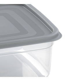 Набор емкостей для СВЧ "Матрешка" (0,2л; 0,4л; 0,7л; 1,2л; 1,9л) (бело-серый) М9173