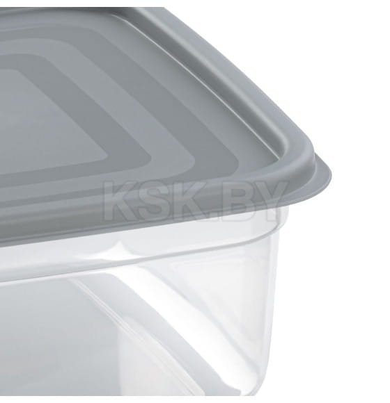 Набор емкостей для СВЧ "Матрешка" (0,2л; 0,4л; 0,7л; 1,2л; 1,9л) (бело-серый) М9173 (М9173) 