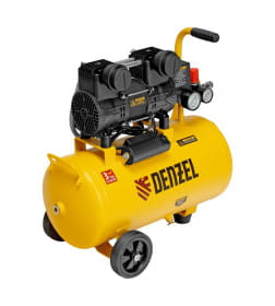 Компрессор безмасл. малошумный DLP-950/24 950Вт24 л 2850 об/мин 170 л/мин Denzel