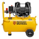 Компрессор безмасл. малошумный DLP-950/24 950Вт24 л 2850 об/мин 170 л/мин Denzel (58142) 