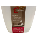 Горшок для цветов Vienna Orchid 1,5 л квадратный (белый жемчуг) InGreen ING680310038 (ING680310038) 