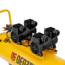 Компрессор безмасл. малошумный DLP-3000/100 3 кВт 2х15 кВт100 л 2850 об/мин500 л/мин Denzel (58145) 