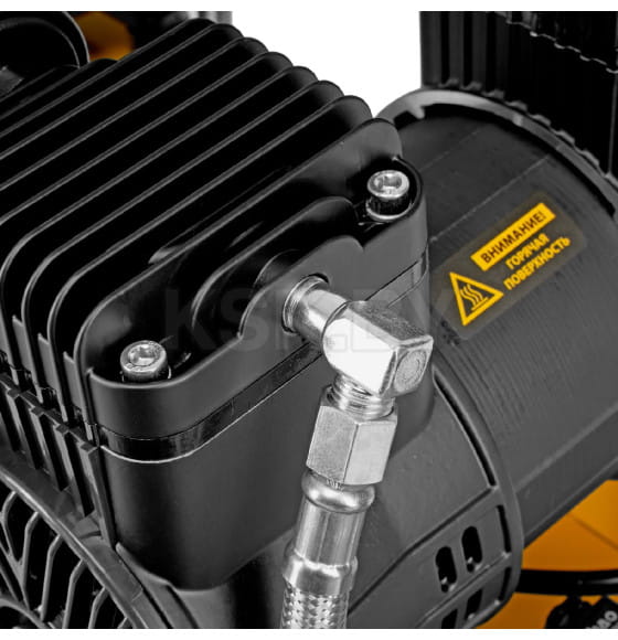 Компрессор безмасл. малошумный DLP-3000/100 3 кВт 2х15 кВт100 л 2850 об/мин500 л/мин Denzel (58145) 