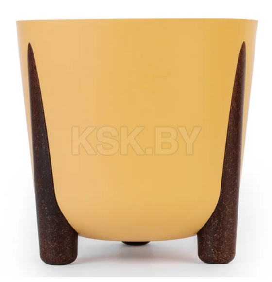 Кашпо на ножках "Жардин" 21,0 л (с дренажной вставкой) (горчичный) М9128 (М9128) 