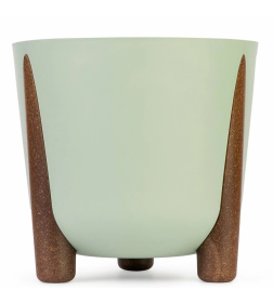 Кашпо на ножках "Жардин" 9,0 л (с дренажной вставкой) (оливковый) М9143