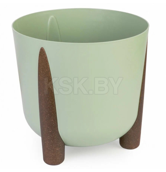Кашпо на ножках "Жардин" 9,0 л (с дренажной вставкой) (оливковый) М9143 (М9143) 