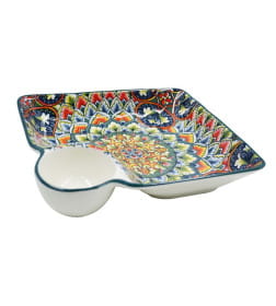 Блюдо "Очарование востока" 490 мл, 17,5*16 см, 7,5" бгк7,5-9306 фарфор Lavenir