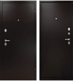 Дверь входная "Титан" Антик медь,мет./мет. (правая)  960х2050 мм