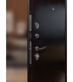 Дверь входная "Титан" Антик медь,мет./мет. (левая)  860х2050 мм