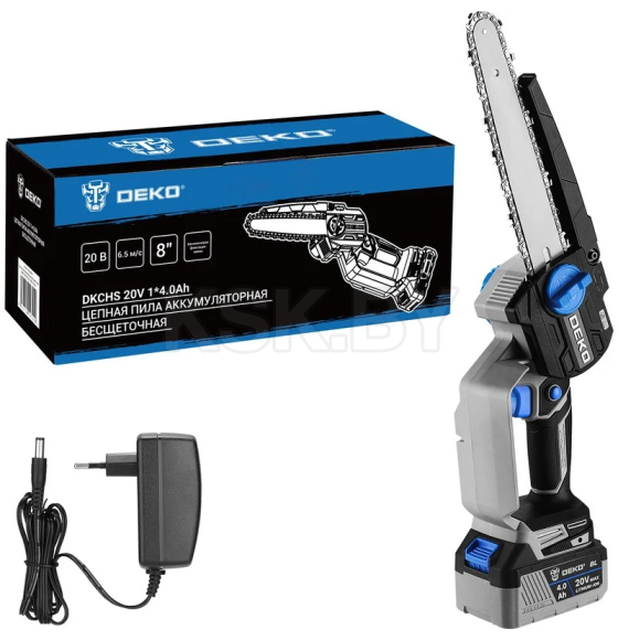 Пила цепная аккумуляторная DEKO DKCHS 20V 063-4483-1 (063-4483-1) 