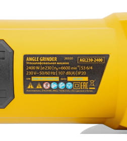Углошлифмашина AGL230-2400 2400 Вт 230 мм 6600 об/мин Denzel