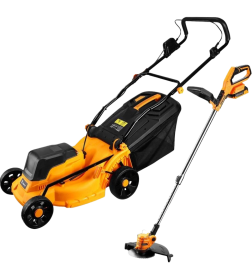 Набор садового аккумуляторного инструмента DEKO (DKLM40V, DKTR21) 081-2035