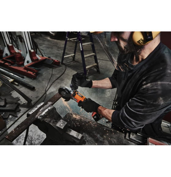 Углошлифмашина аккумуляторная AEG BEWS18-125X2-0 (без батареи) (4935498182) 